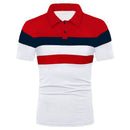 Ethan – Moderne Poloshirts mit Streifenmuster und Knopfleiste