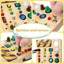 SparkQuest - Montessori Brettfür Kleinkinder Mit 27 LED-Lichtern