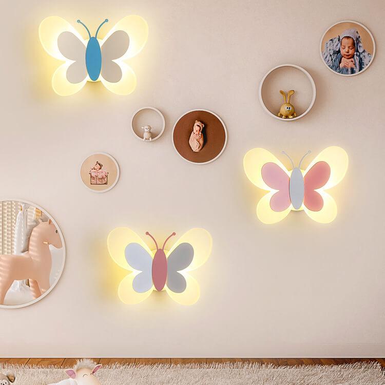 LED-Wandleuchte in Schmetterlingsform für einen zauberhaften Akzent