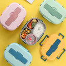 ThermoBox - Thermische Lunchbox mit Fächern und Suppenschüssel für frische Mahlzeiten