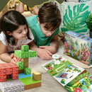Magnetisch - Bauklötze Set Bunte magnetische Spielzeugklötze für kreatives Bauen und Spielen