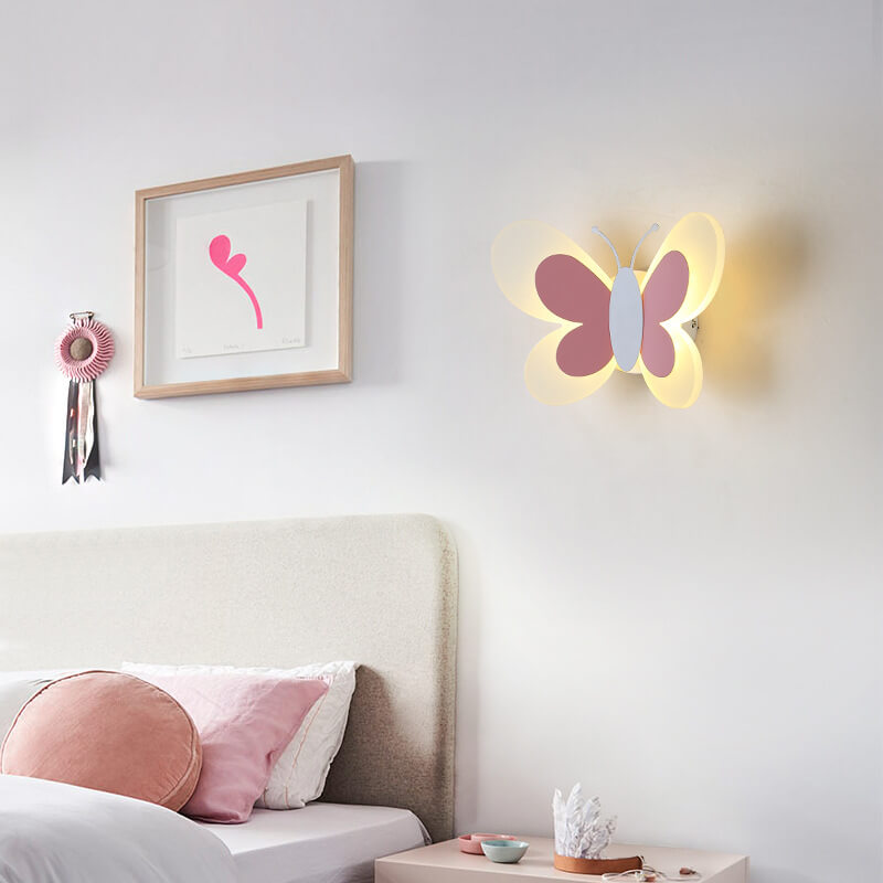 LED-Wandleuchte in Schmetterlingsform für einen zauberhaften Akzent