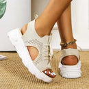 Gisela – Bequeme Sandalen mit dicker Sohle und atmungsaktivem Entwerfen