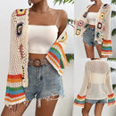 Hazel – Eleganter Vintage Cardigan Mit Offenem Front