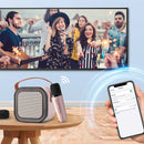 EchoTune – Mini Karaoke Lautsprecher mit kabellosen Mikrofonen für Singspaß Hause