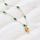 Lenora – Modische Perlenkette mit zartem Muschel Charm
