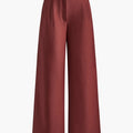 Diana – Lässige hoch taillierte Hose mit weitem Bein und Taschen