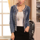 Erika – Stylische schmale Jacke mit langen Ärmeln und Taschen