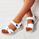 Zarina - Modische flache Sandalen mit verstellbaren Riemen und rutschfester Sohle