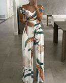 Isla – Elegantes Jumpsuit Kleid Mit Blumenmuster