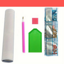 MysticGleam - Strahlende Eule Diamant Malerei Kit