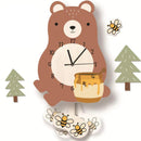 WildTime – Wanduhr mit künstlerischem Tierdesign für einzigartiges Dekor