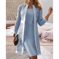 Alara – Zweiteiliges Lagen Set mit Langarm Cardigan und bequemer Passform