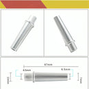 RustBlaster - Handgeführter Schwerkraft Sandstrahler mit verstellbarer Düse zur Entfernung von Rost und Farbe