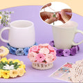 FloraCraft - Blumenuntersetzer Handgefertigt Bunte Dekostücke