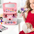 BeautyBloom - Prinzessinnen Schmink kreatives Kosmetikset mit Lippenstift Lidschatten und Pinseln