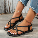 Emma – Sandalen mit offener Spitze verstellbarem Riemen und rutschfester Sohle