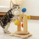 PawTastic - Stabiles Spielzeug mit Riesenrad-Design und Seil Kratzfläche für Katzen