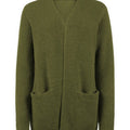 Silke – Vorne offener Langarm Strickjacke mit Taschen und lockerer Passform