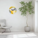 QuietTick – Moderne dekorative Wanduhr mit abstraktem Entwerfen und geräuschlosem Uhrwerk