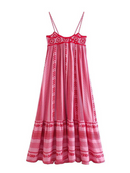 Emma – Ärmelloses Maxikleid mit Spaghetti Trägern und rückenfreiem Entwerfen
