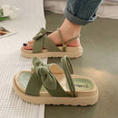 Sabina - Bequeme Sandalen mit Schleife und rutschfester Sohle