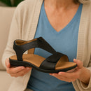 Soraya – Leichte Sandalen mit offener Spitze rutschfester Sohle und Fußgewölbeunterstützung
