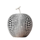 DotFruit – Apfelskulptur mit Punkten für Regal oder dekorative Fläche