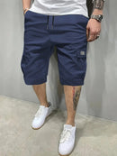 Adolf - Bequeme Cargo Kurze Hosen mit Kordelzug in der Taille und mehreren Taschen