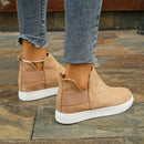 Romy - Bequeme flache Stiefelette mit rutschfester Sohle