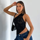 Luisa - Stilvoll Ärmellos Spitze Rückenfreies Top