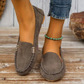 Alwin - Leichte Wildlederschuhe mit flacher rutschfester Sohle
