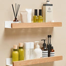ShelfCraft - Bohrer Frei Platz Sparend Badregal Aus Holz