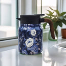 TeaGlide - Tee Thermoskanne mit floralem Vintage Muster und langanhaltender Wärmespeicherung