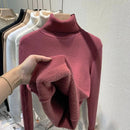 Aria - Langärmeliger Vlies Gefüttert Rollkragenpullover