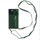 EssentialsPro - Telefonhülle Reißverschluss Brieftasche Mit Schulterriemen