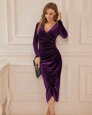 Sophie - Schön V AusschnittKleid Mit Elegant Gestaltung