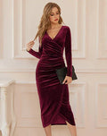 Sophie - Schön V AusschnittKleid Mit Elegant Gestaltung