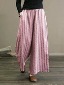 Sofia - Hose mit weiten Beinen mit elastischer Taille und leichtem Design