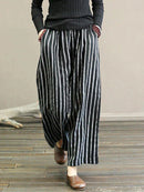 Sofia - Hose mit weiten Beinen mit elastischer Taille und leichtem Design