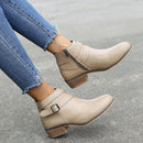 Lia - Rutschfest Seitenreißverschluss Stiefelette