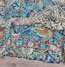 Clara – Maxikleid Mit Lebhaftem Print Und Kurzen Ärmeln