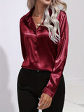 Silke - Lässige locker sitzende Bluse mit langen Ärmeln