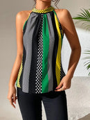 Leah - Retro Elegance Ärmelloses Cami-Top