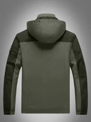 Adam - Langärmelig Wasserdicht Kapuze Jacke Mit Taschen