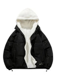Carl - Langärmelige Vlies Kapuze Jacke Mit Taschen