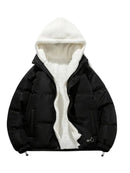 Carl - Langärmelige Vlies Kapuze Jacke Mit Taschen