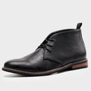 Anton - Schnürstiefel im Vintage Stil mit verstellbarem Kordelzug und rutschfester Sohle
