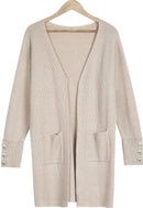 Hannah – Lässig Schicke Strickjacke Mit Lockerer Passform Und Taschen