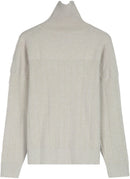 Nevaeh - Klassischer Komfort Rollkragenpullover Mit Chevron Strick